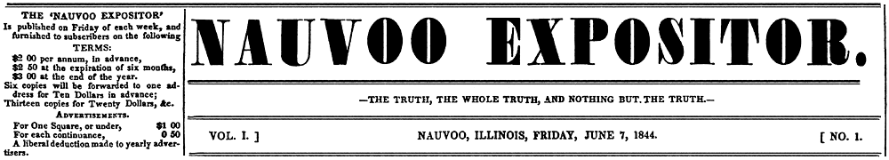 Expositor Masthead